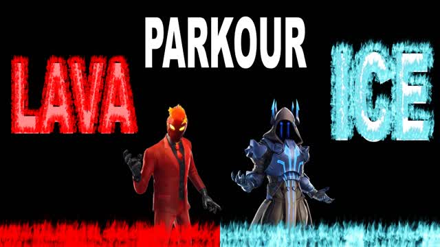 Snow and Lava Parkour (Easy)