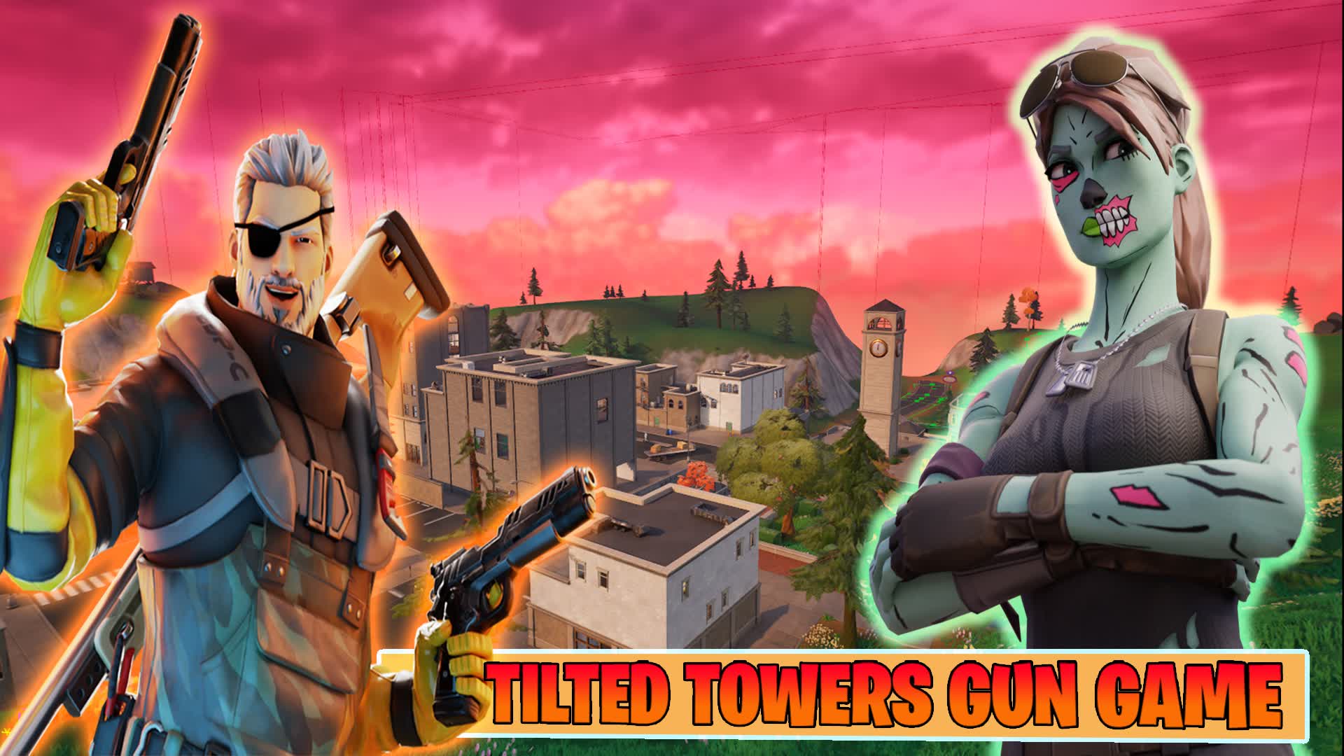 Tilted Towers Summer Gun Game