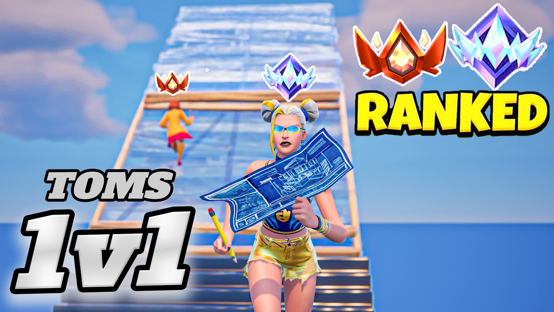 1V1 build fight {TOMS} 🌟