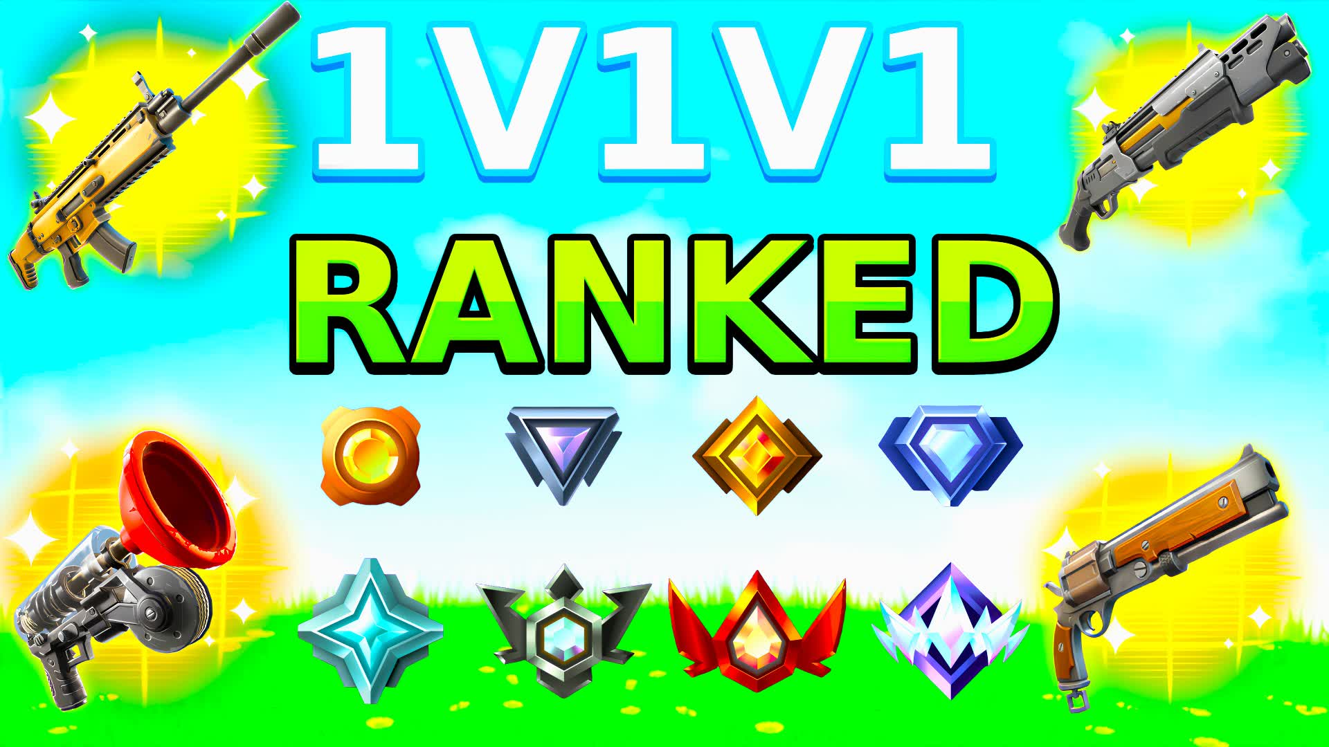 1V1V1 RANKED FREE FOR ALL