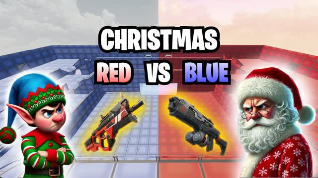 CHRISTMAS RED VS BLUE 🔴🔵