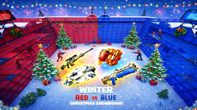 CRAZY CHRISTMAS RED VS BLUE 🔵🔴