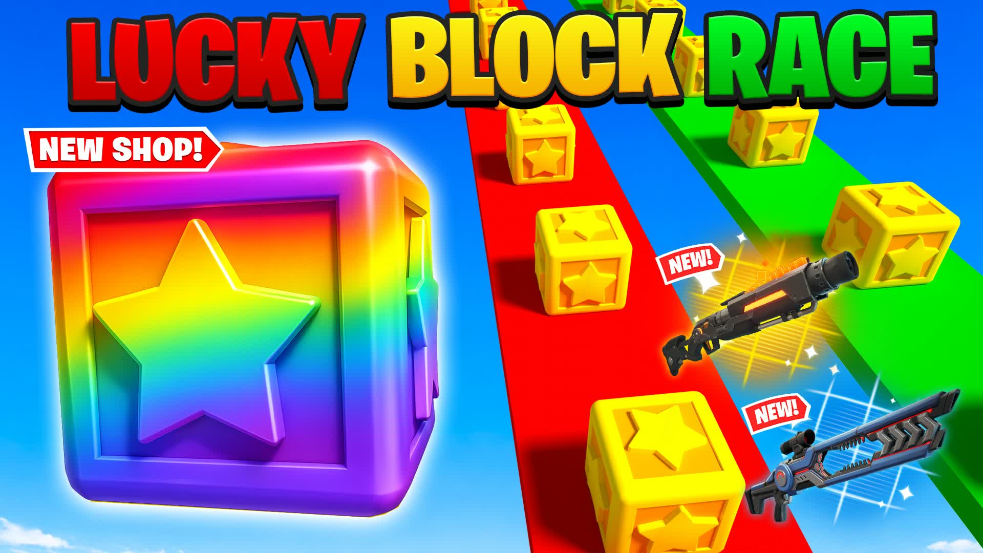 ラッキーブロックレース ⭐️（クレイジー）