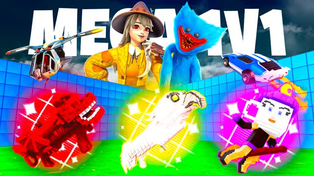 MEGA 1v1 FFA - ALL GUNS & RIDES