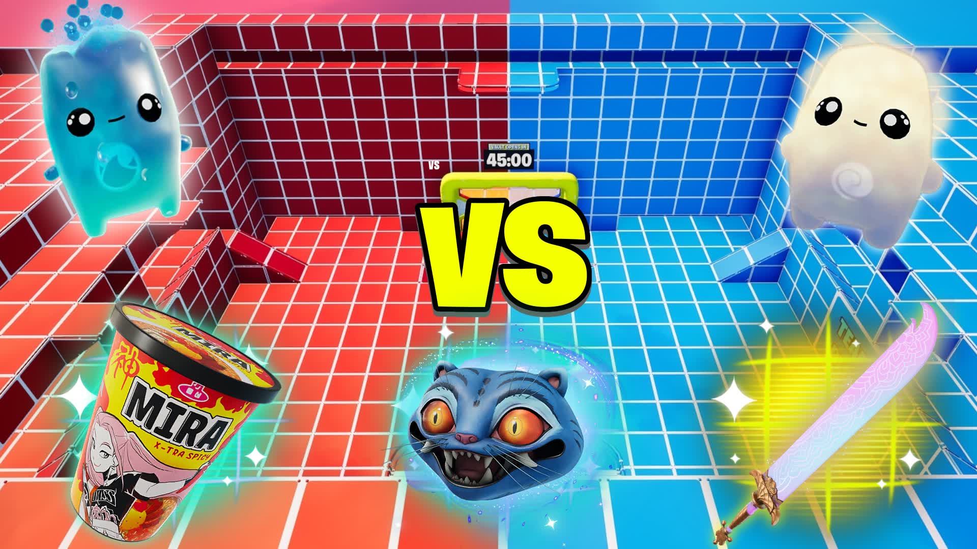 CRAZY RED VS BLUE🔴🔵RELOAD