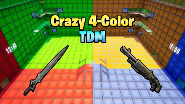 Crazy 4-Color TDM 🟧🔴🔵🟩