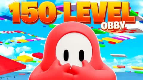 🌈150 LEVEL FALL GUYS OBBY🌈