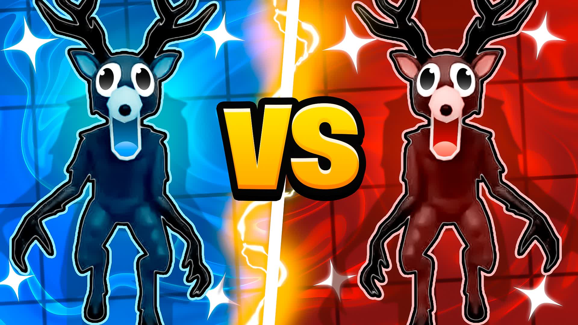 🦌 THE DEER SUPER RED VS BLUE🔴🔵Hαttori