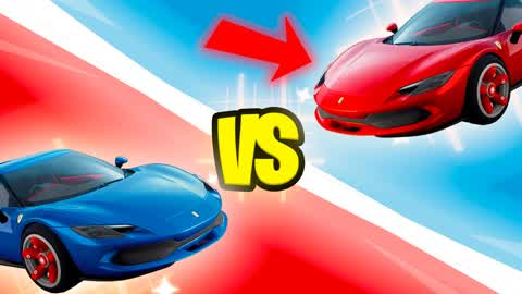🔴Red VS Blue Car Obby🔵