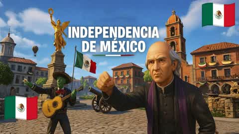 🟢⚪🔴 VIVA MEXICO INDEPENDENCE WAR FIGHT