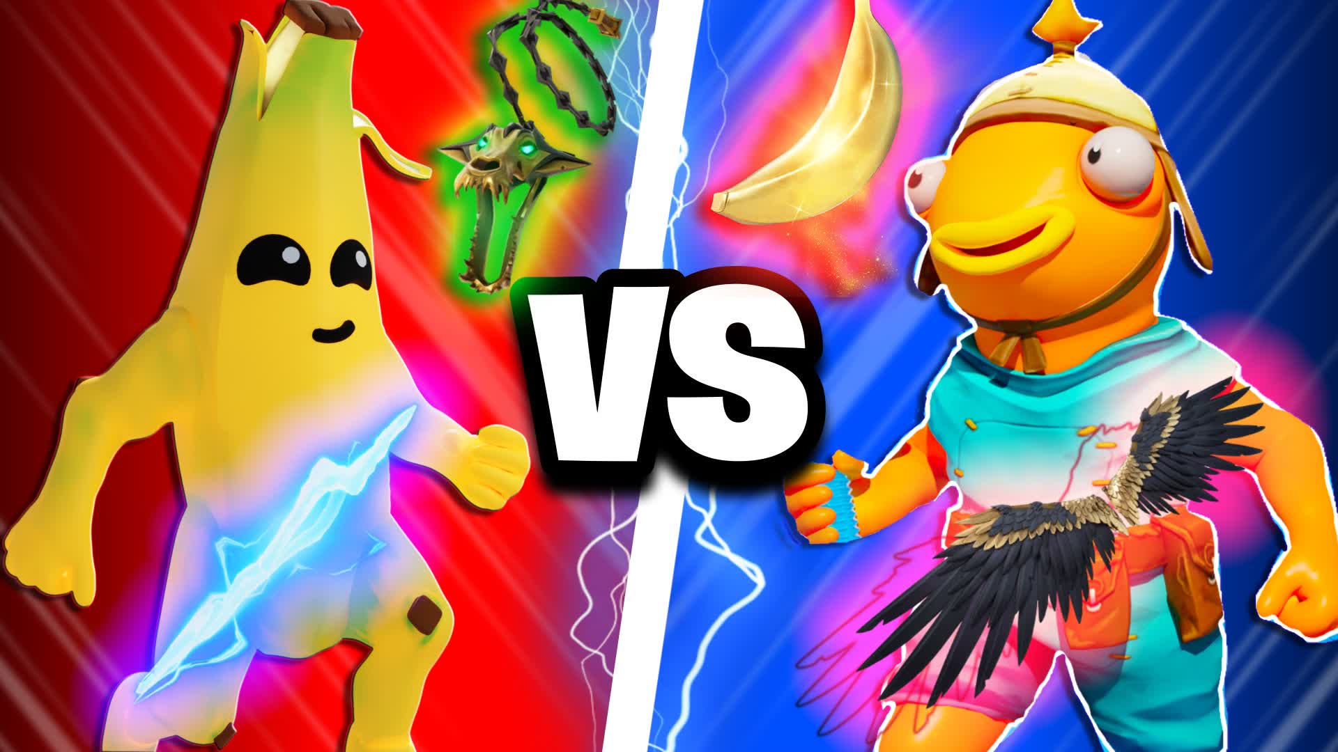 🍌 Peely VS Fishy🐟RED VS BLUE 9569-9874-6983 by otako - Fortnite ...