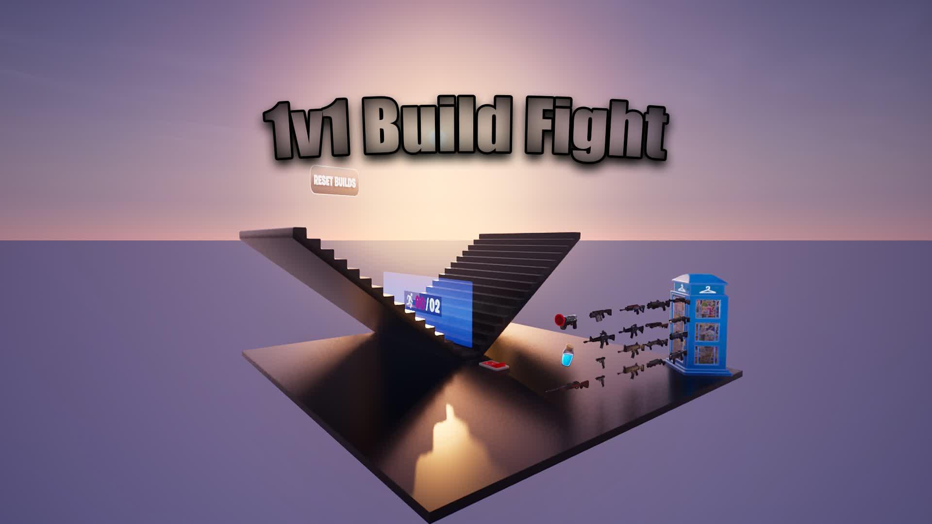 1v1 build fights [Dino] - Fortnite island 3070-1103-3708 by Dɪɴᴏ.