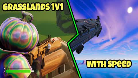 Grasslands 1v1/FFA map with speed