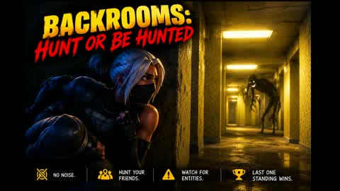 BACKROOMS - HUNT OR BE HUNTED