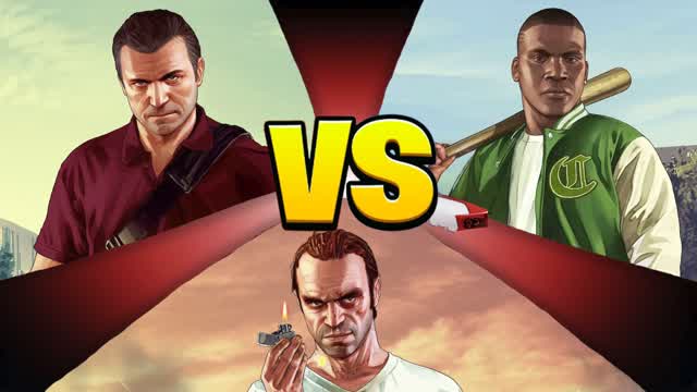 🔝6️⃣MICHAEL VS TREVOR VS FRANKLIN💥🏎