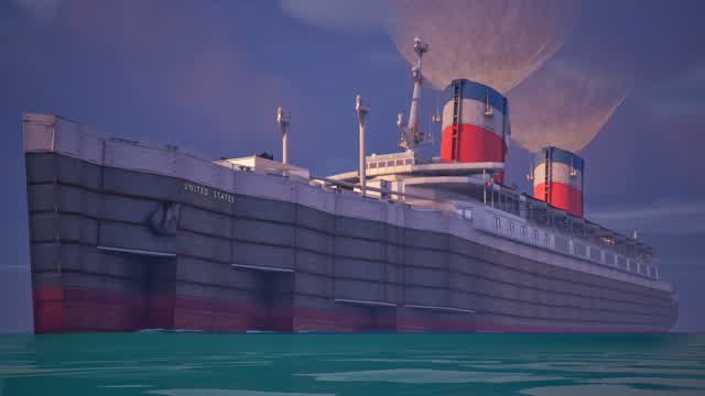 SS UNITED STATES (1951) - SHOWCASE