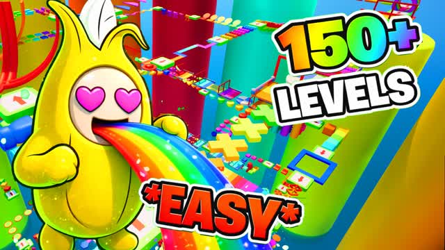 🌈 EASY OBBY PARKOUR - RAINBOW 150+🌈