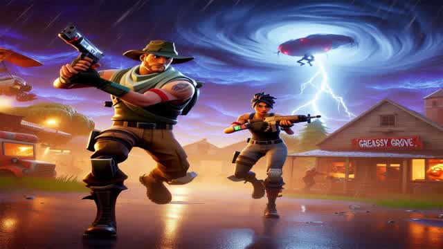 GREASY GROVE ZONE WARS 🍔 FREE FOR ALL