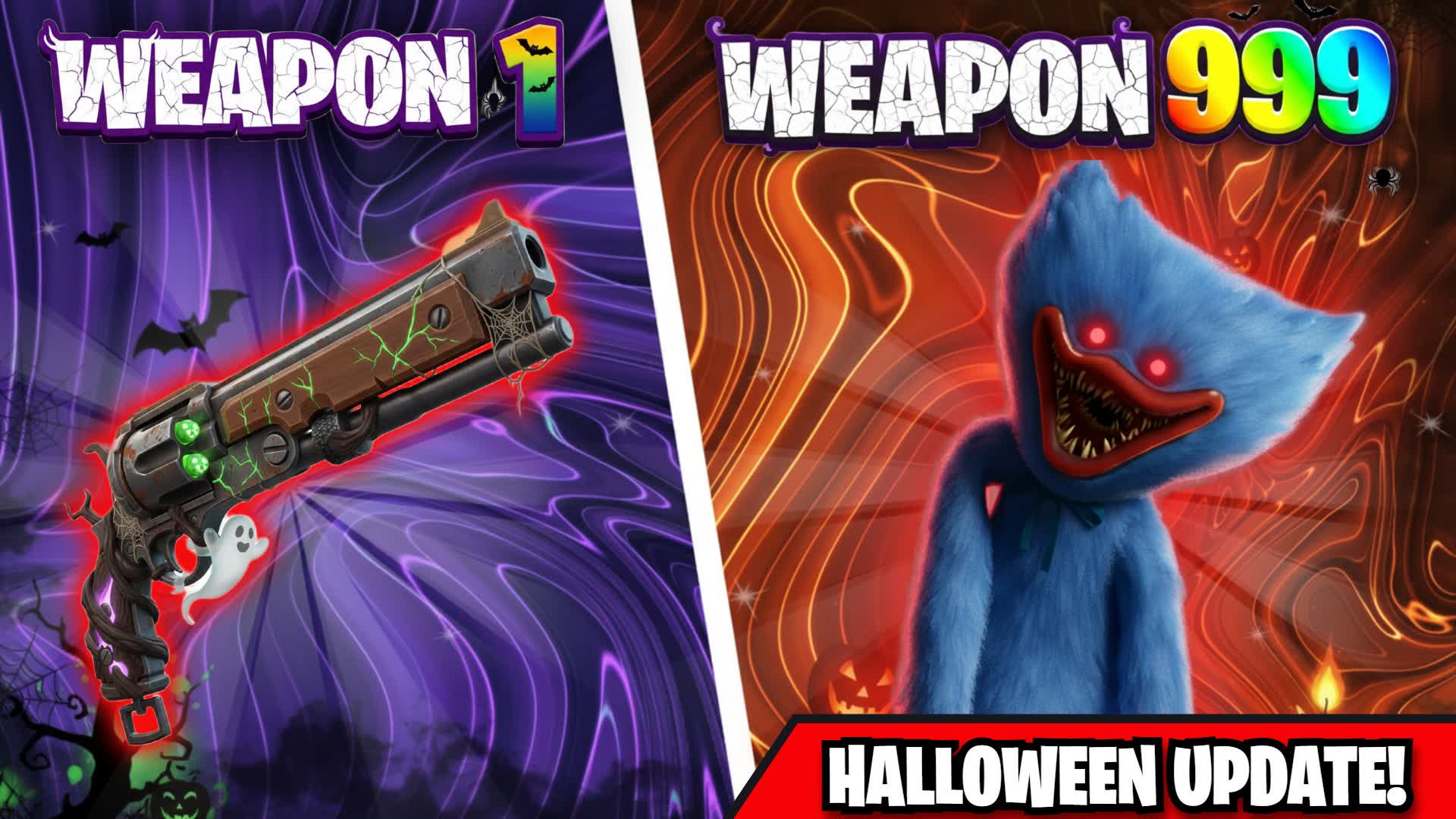 HALLOWEEN SPOOKY 👻 GUN GAME ONE SHOT🎯