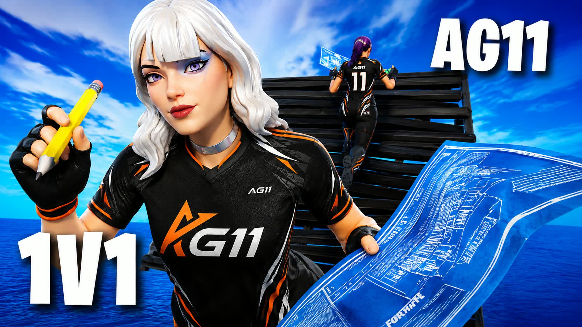 1V1 AG11 — Fortnite island 6044-0245-3488 by AG11 Esport