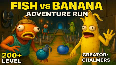 Deathrun - Fish vs Banana Adventure Run