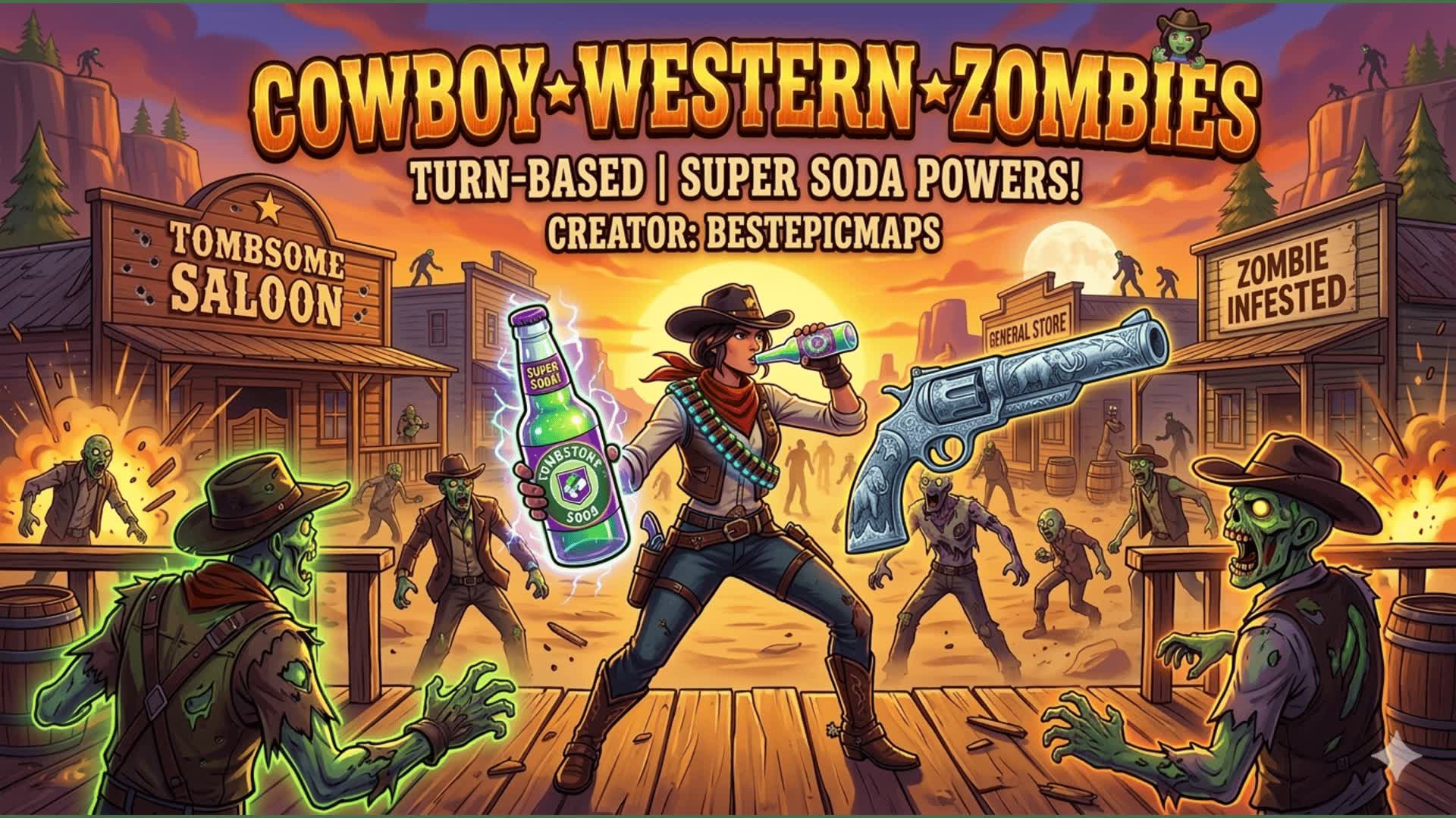 Cowboy Western Zombies 🧟‍♀️