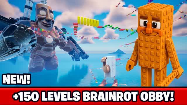 FUN +150 LEVEL BRAINROT OBBY!