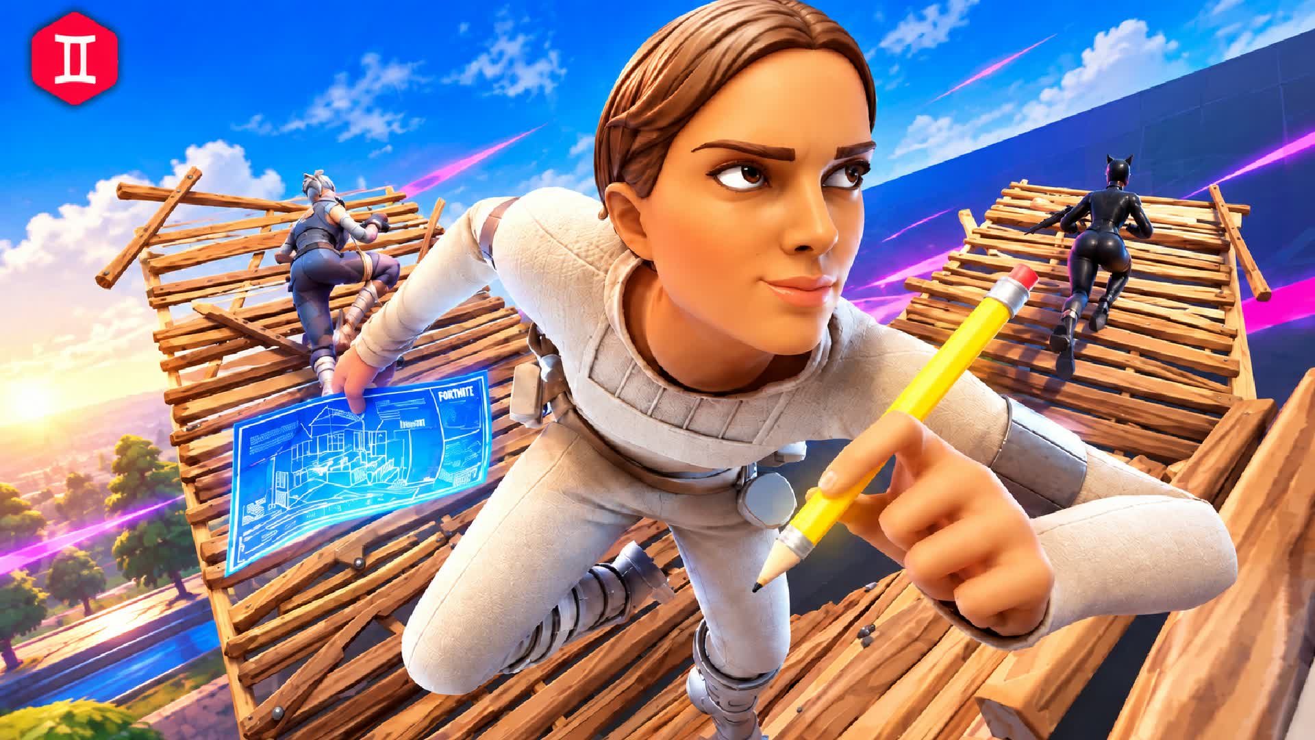 1v1v1 Build Fight [Myke]