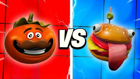 Red vs Blue Food Fight 🔴🔵