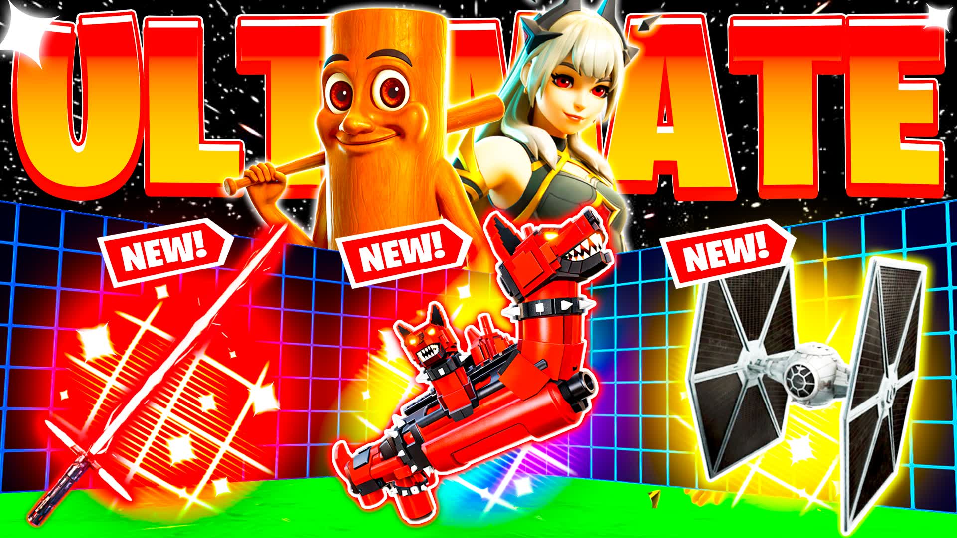 アルティメット 1v1 FFA - 全銃 & ブレインロット