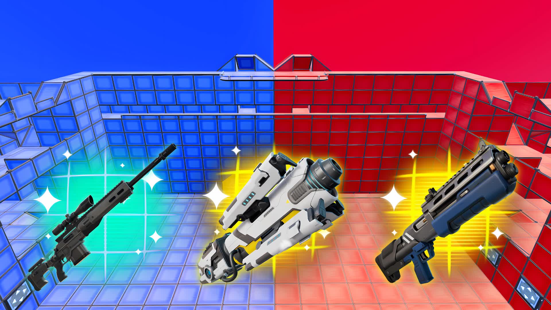 Crazy Super Red Vs Blue GUN GAME🔴🔵