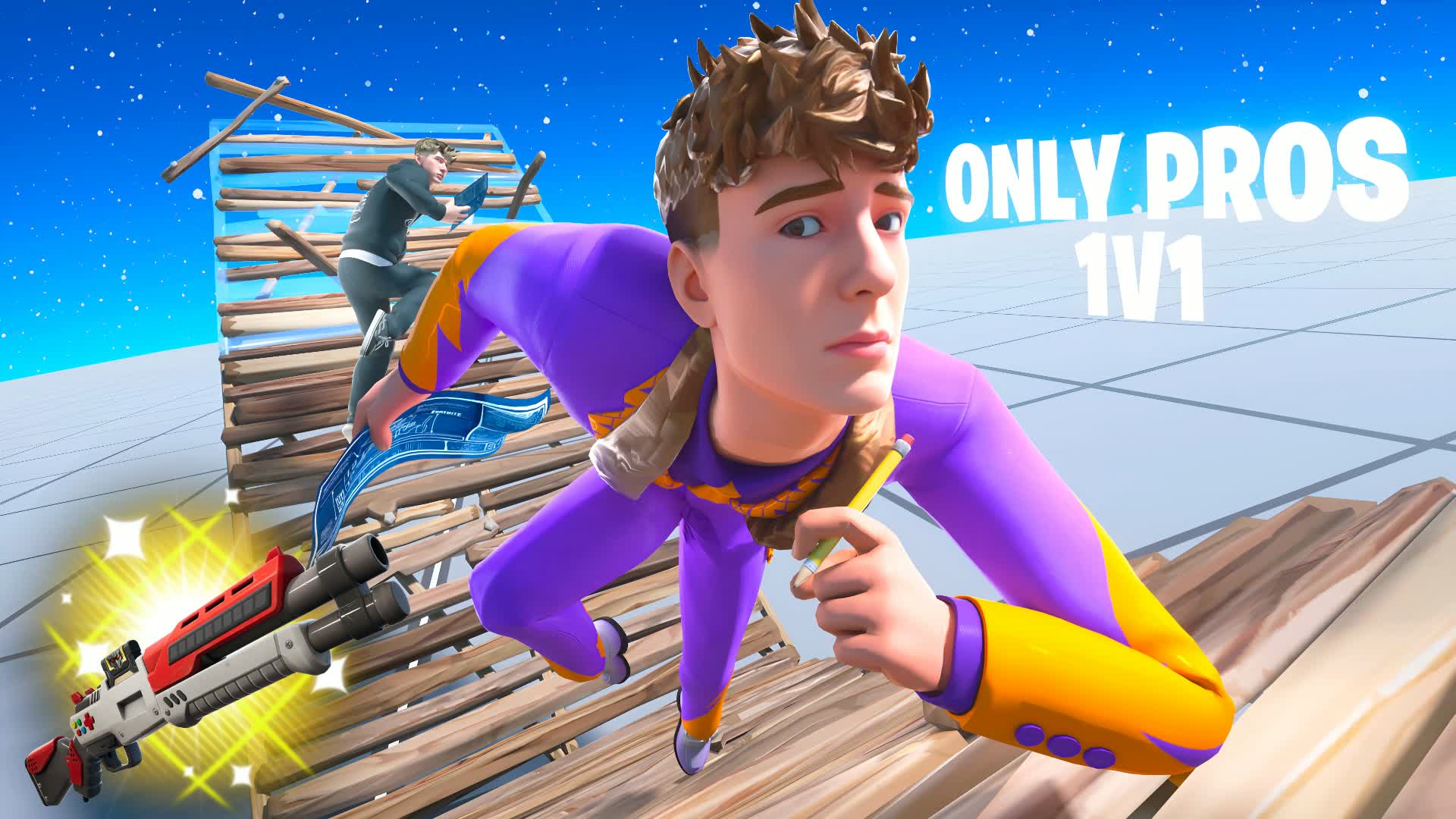 ONLY PROS 1v1 BUILD FIGHTS [FFA]