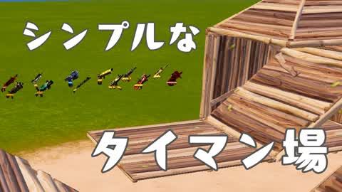 シンプルなタイマン場
