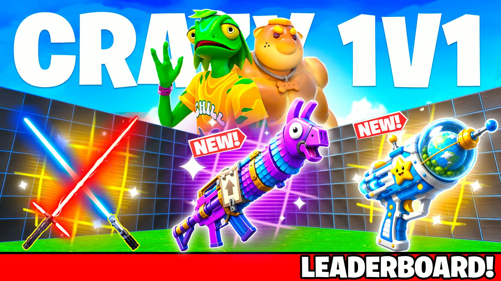 CRAZY 1V1 FFA - ALL GUNS & RIDES 3256-2350-0756 by hozzy - Fortnite