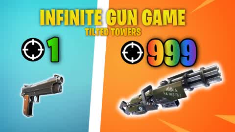 INFINITE GUN GAME 🔫 ⭐ TILTED TOWERS