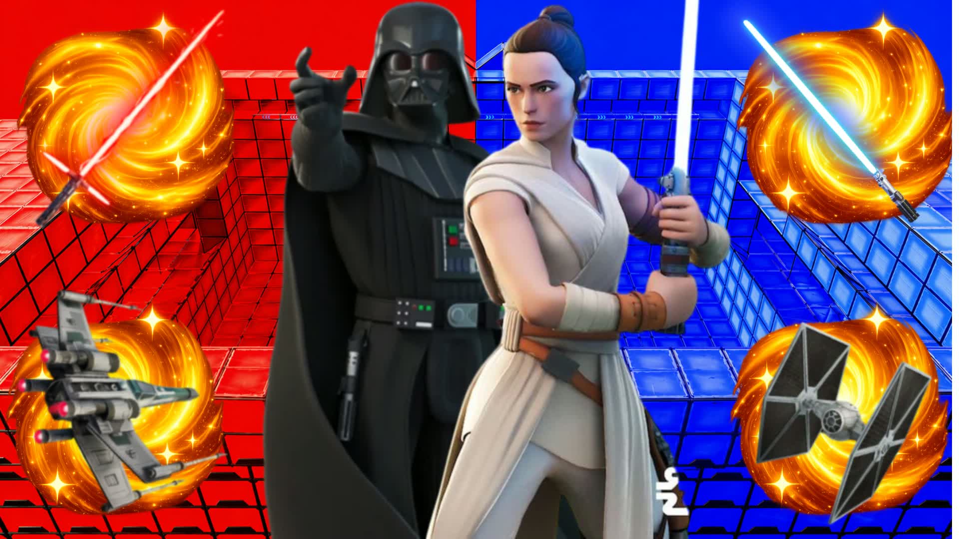 🔴RED VS BLUE🔵 STAR WARS ⭐ Galaxy