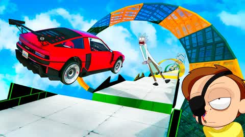 🥒Rick And Morty Mega Ramp🥒