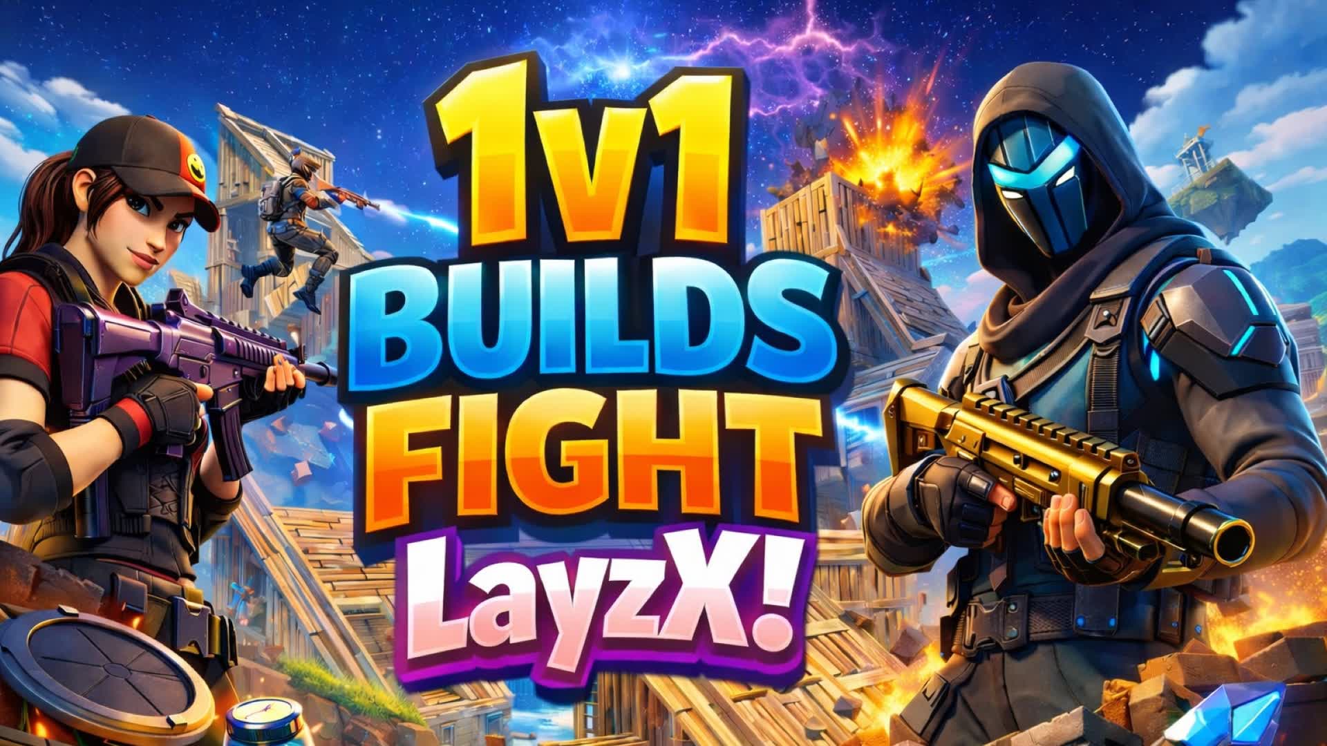 1v1 build fight LayzX