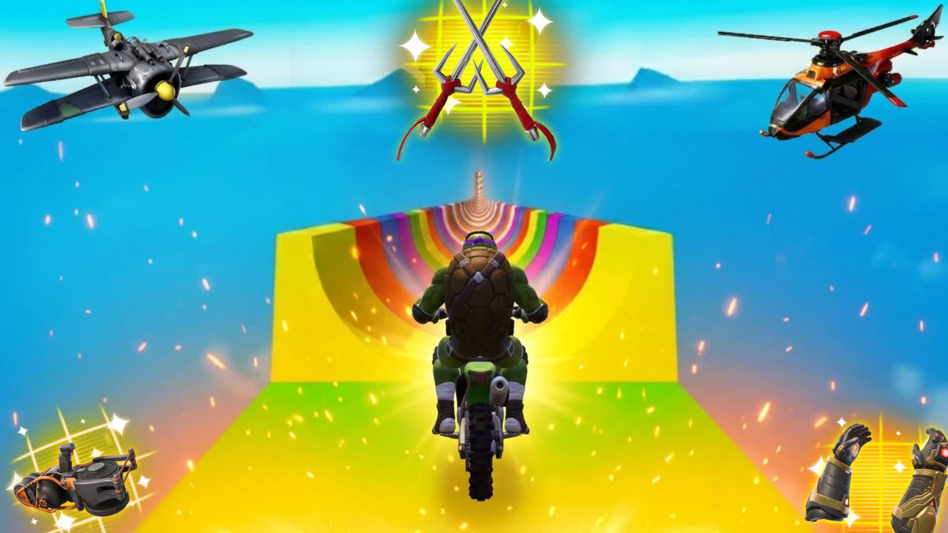 🚗 車ゲーム 🕹️ 新しいタートルズのスピードランプ