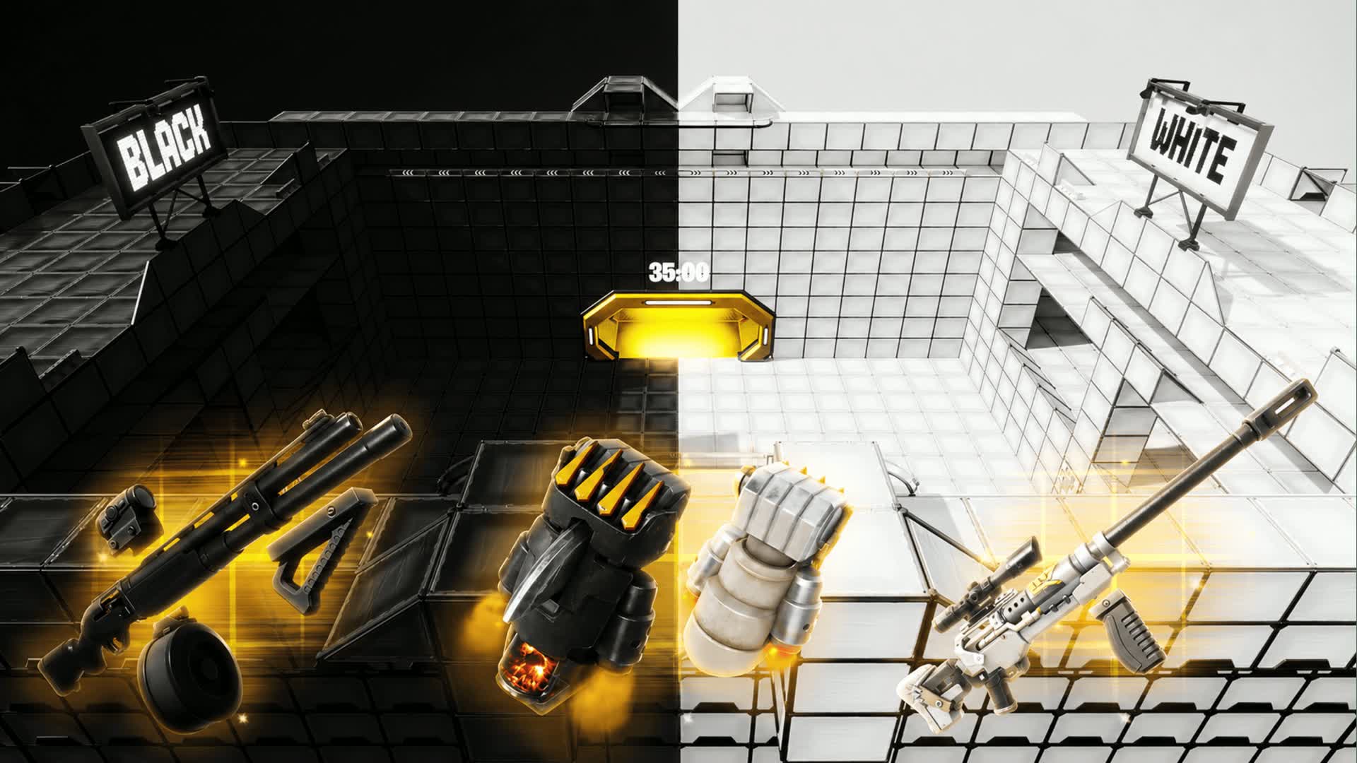MEGA BLACK VS WHITE