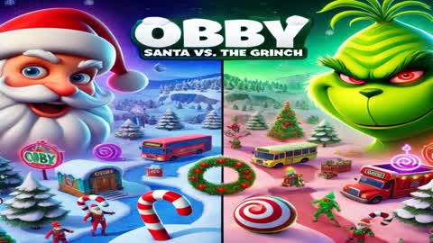 MEGA RAMP 🎅SANTA VS THE GRINCH👽