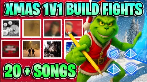 XMAS 1V1 BUILD FIGHTS (20+ xmas songs)