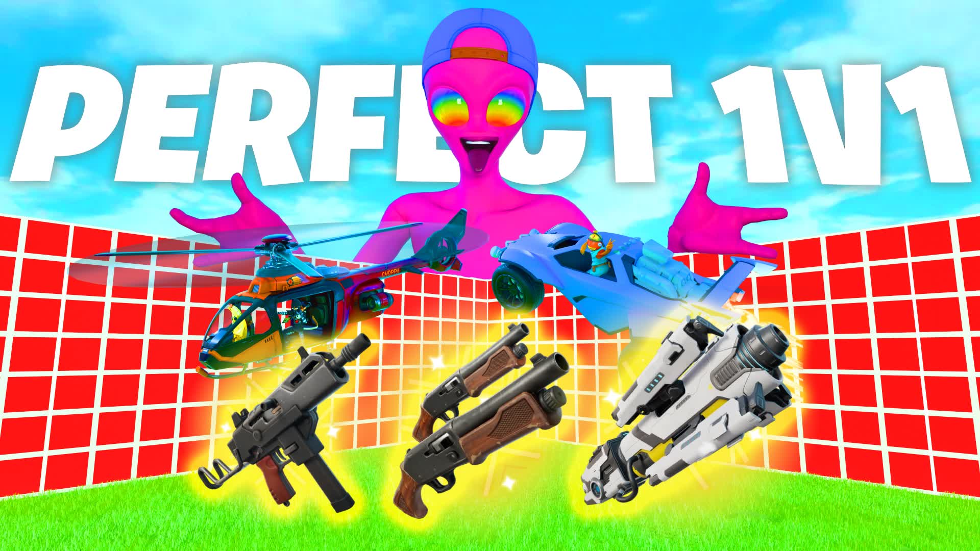 1V1 PERFECT FFA-ALL GUNS & RIDES