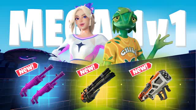 MEGA 1v1 Infinite | With new weapons