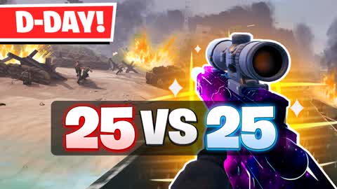 🔴 D-DAY BATTLEGROUND - 25 VS 25