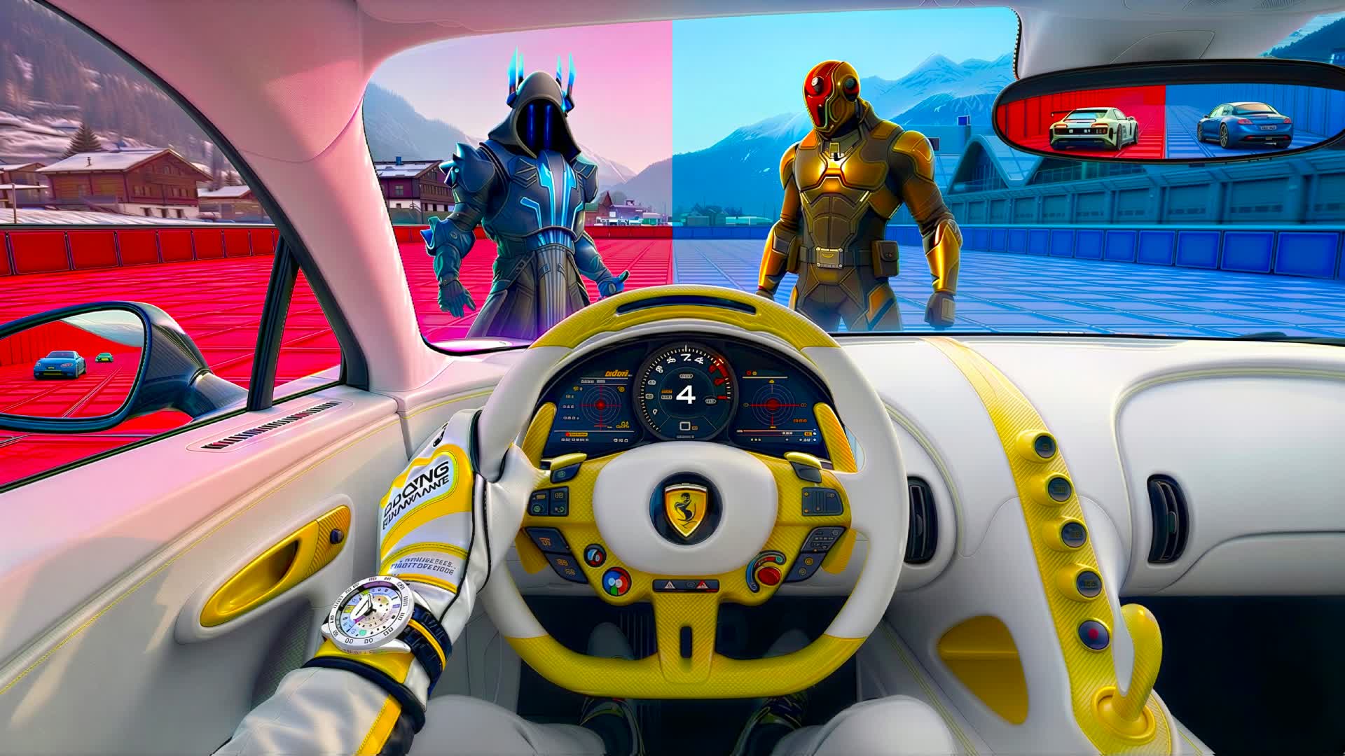 ドライブ レッド vs ブルー