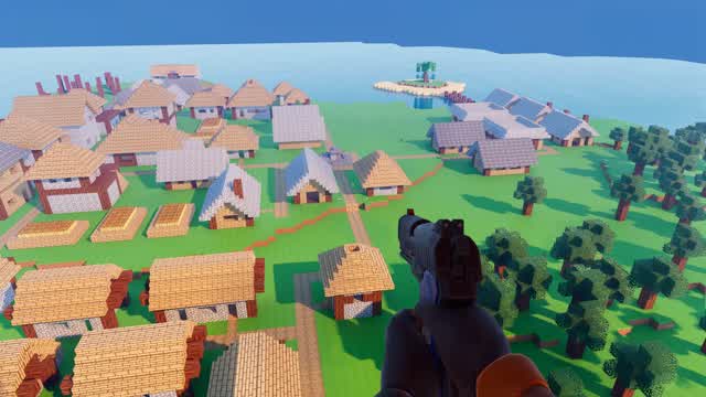 Voxel Island: Unlimited Gun Game FPS