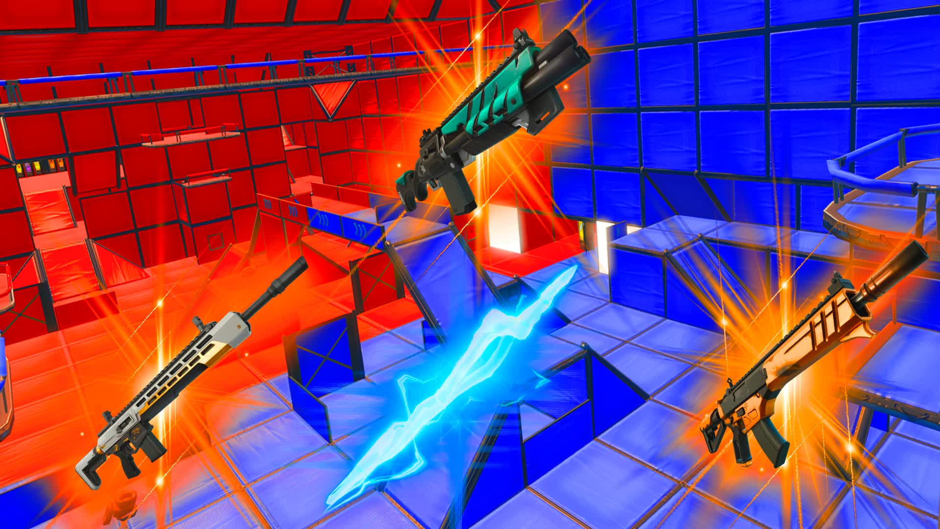 RED 🥵🔥❗ VS BLUE 🥶💙 ZERO BUILD ❌🛠️