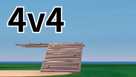 シンプルな4v4のチーム制の建築バトル