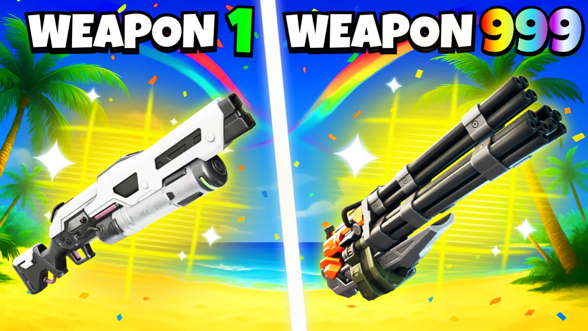 SUMMER BEACH GUN GAME 🌴 ONE SHOT 🎯